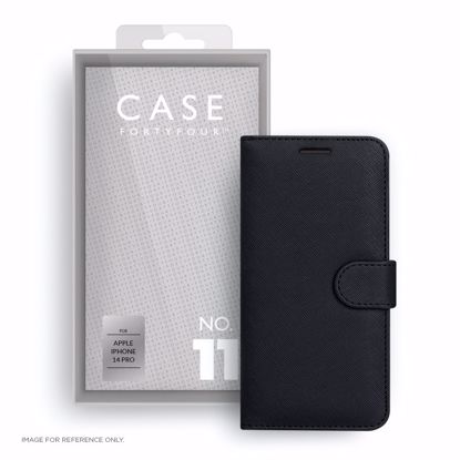 Picture of Case FortyFour Case FortyFour No.11 for Apple iPhone 14 Pro in Cross Grain Black