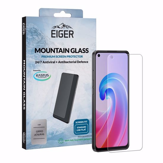 Picture of Eiger Eiger Mountain Glass 2.5D Screen Protector for Oppo A76 / A96